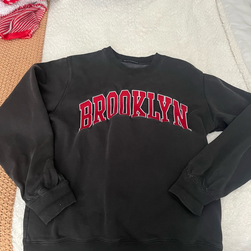 Brandy Melville Black Brooklyn Hoodie